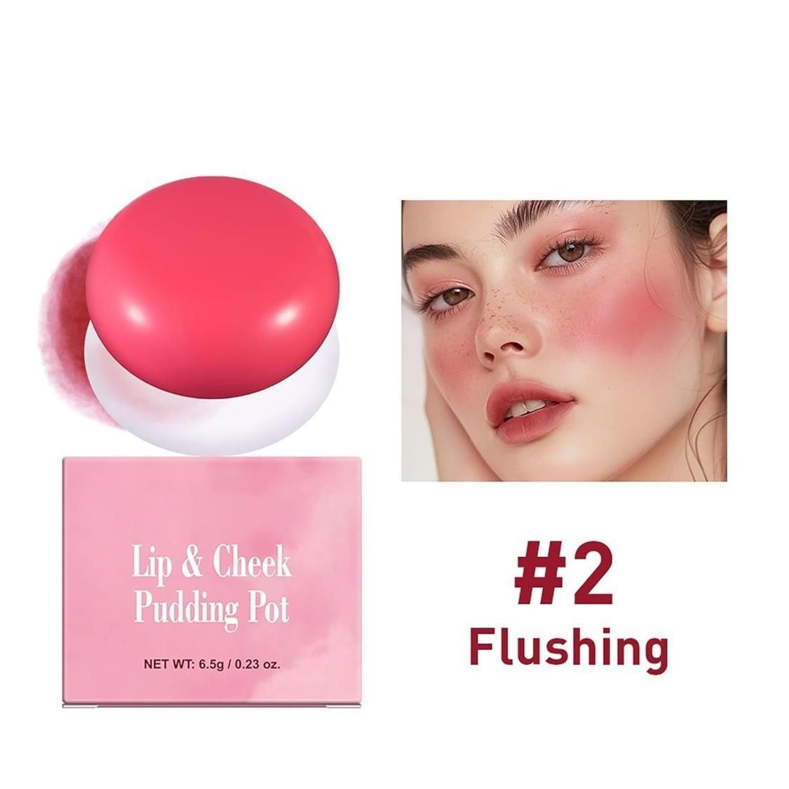 Lip & Cheek(Blush) - Korean Pudding Pot Long Lasting